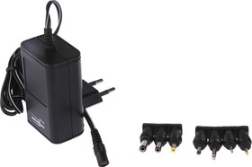 Фото 1/5 5111243, 12W Plug-In AC/DC Adapter 3V dc Output, 1A Output