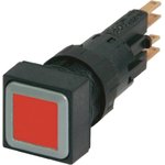 086444 Q25D-RT, RMQ16 Series Red Momentary Push Button, 16mm Cutout, IP65