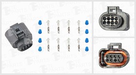 7741434, Разъём 8 контактов (4X4)( комплектация: 8-pin, 8 уплотнений)