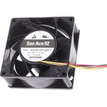 9HV0912P1G001, San Ace 9HV Series Axial Fan, 12 V dc, DC Operation, 306m³/h ...