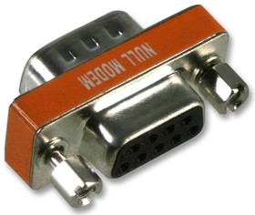 PSG08434, 9 Pin Mini Null Modem Adaptor Male-Female