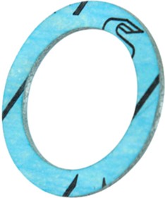 Фото 1/6 FRH-M50-к5 кольцо уплотнительное плоское, , комплект-5 шт. цвет синий, внутр. M50