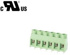 RND 205-762-7.62-03P, PCB Terminal Block, THT, 7.62mm Pitch, Right Angle, Screw, Clamp, 3 Poles