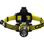 EXH8, ATEX Headlamp, LED, 3x AA, 180lm, 120m, IP68, Black / Yellow
