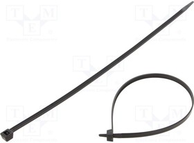 TOOCB036807601, Cable tie; L: 368mm; W: 7.6mm; polyamide; 540N; black; 100pcs.