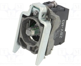 Фото 1/2 ZB4BW0M31, Switch Hardware GREEN LIGHT MOD 240V PROTECTED LED W/1 NO CONT