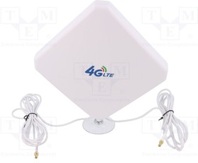 4G-ANT-PNL01-TS9, Антенна, LTE, 20дБи, Монтаж: настенный, 50Ом, TS9, -40-85°C