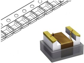 Фото 1/2 1210AS-100K-01, RF Inductors - SMD RF CHIP INDUCTORS