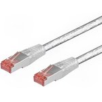 93546, Patch cord; S/FTP; 6; stranded; Cu; LSZH; transparent; 0.5m; 28AWG