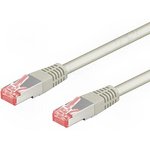 50889, Patch cord; S/FTP; 6; stranded; Cu; LSZH; grey; 5m; 28AWG