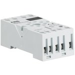 1SVR405670R0000 CR-U2S, CR-U 2 Pin DIN Rail Relay Socket ...