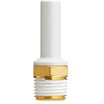 KQ2N06-01AS, KQ2N Series Straight Tube-to-Tube Adaptor, Push In 6 mm to Push In 6 mm