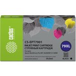 Картридж струйный Cactus CS-EPT7901 79XL черный (59мл) для Epson WorkForce ...