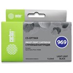 Картридж струйный Cactus CS-EPT969 T0969 светло-серый (13мл) для Epson Stylus ...