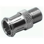25-7140, RF/COAXIAL ADAPTER, F JACK-F PLUG, STR