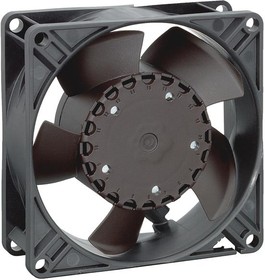 3314N/2N, Axial Fan DC Ball 92x92x32mm 24V 3000min sup -1 /sup  80m³/h 3-Pin Stranded Wire