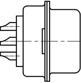 Фото 1/2 L717SDCH37POL2RM5C309, D-Sub Standard Connectors 37P Sz C Std Density Pin Strt PCB 30u