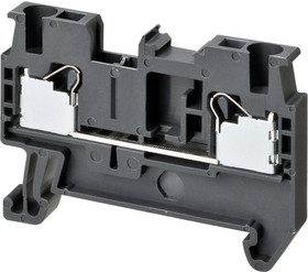 Клемма серии XW5 Push-in Plus , 2.5 мм2, один полюс, одноряд.,1:1, черн., напр.800В, XW5T-P2.5-1.1-1, шт