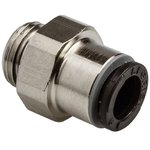 3101 16 21, LF3000 Series Straight Threaded Adaptor, G 1/2 Male to Push In 16 ...
