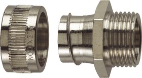 FU40-M40-M, Fixed External, Conduit Fitting, 40mm Nominal Size, M40, Nickel Plated Brass