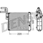 DRR09032, Радиатор отопителя