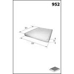 EKR7049, Фильтр салона угольный