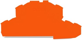 Фото 1/4 2002-2492, Торцевая пластина, 0,8 мм, оранжевая