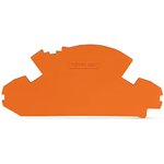 2007-8892, End plate - 1.5 mm thick - without lock-out seal option - orange