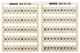 Фото 1/2 209-693, WSB marking card - as card - Marked - 12, A1, A2, 24, 11, 14, 21, 22 (10x) - not stretchable - Vertical marking - ...
