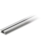 DIN rail, unperforated, 18 x 7 mm, W 1000 mm, aluminum, 210-154