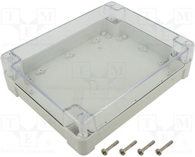 ZP240.190.60SJP TM PC, Enclosure: multipurpose; X: 190mm; Y: 240mm; Z: 60mm; ZP; light grey