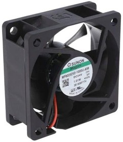 Фото 1/2 MF60252V2-1000U-A99, Axial Fan DC 60x60x25mm 24V 37.2m³/h