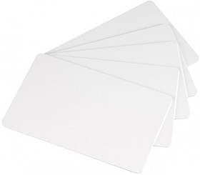 Пластиковые карты CR-80, Карта пластиковая белая, 0.76мм, глянцевый ламинат, упаковка 500 шт