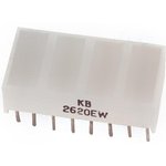 KB-2820SGD, Светодиодный модуль 4хLEDх8,89х3,81мм/ зеленый/568нм/12-40мкд