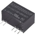 R24P22005D/P, Isolated DC/DC Converters - Through Hole 2W 24Vin +20/-5Vout 50/-200mA