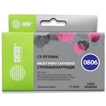 Картридж струйный Cactus CS-EPT0806 T0806 светло-пурпурный (11.4мл) для Epson ...