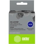 Картридж ленточный Cactus CS-LK3YBP черный для Epson LW300, LW400, LW700 ...