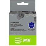 Картридж ленточный Cactus CS-LK3YBP черный для Epson LW300, LW400, LW700 ...