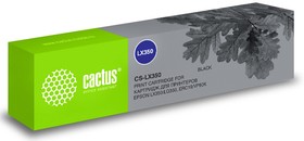 Фото 1/10 Картридж матричный Cactus CS-LX350 (S015637) черный для Epson LX350, LQ350, ERC19, VP80K