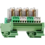 DIN-RELAY04-12V, DIN Rail Power Relay, 12V Coil, 10A Switching Current, SPDT