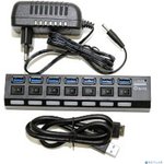 5bites HB37-303PBK Концентратор 7*USB3.0 / БП ...