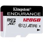 Карта памяти microSDXC UHS-I U1 Kingston High Endurance 128 ГБ, 95 МБ/с ...