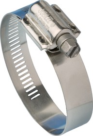 Фото 1/2 HT420, Stainless Steel Slotted Screw Worm Drive, 16mm Band Width, 390 420mm ID