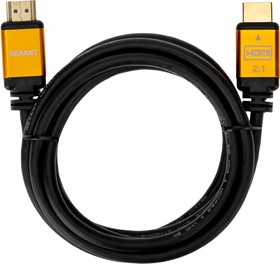 Фото 1/4 17-6005, Кабель HDMI - HDMI 2.1 длина 3 метра GOLD