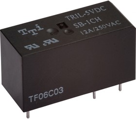 Фото 1/2 TRIL-5VDC-SD-1CH-R, миниатюрное 5VDC 12А 1зам