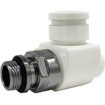 Вентиль запорный прямой серия "Prestige & Minimal" 1/2", цвет белый 0354-1500VC0A