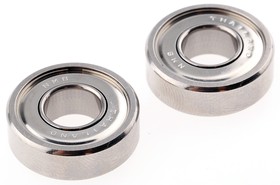 DDR-1980ZZMTRA5P24LY121 Double Row Deep Groove Ball Bearing- Both Sides Shielded 8mm I.D, 19mm O.D
