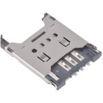 693012040811, 693012 6 Way Right Angle Mini Memory Card Connector With Solder ...