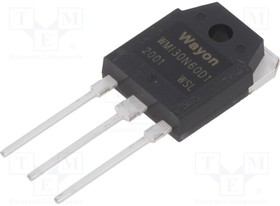 WMI30N60D1, Transistor: N-MOSFET; unipolar; 600V; 30A; TO3P