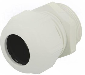 Cable gland, M32, 36 mm, Clamping range 9 to 21 mm, IP66, light gray, 53111440
